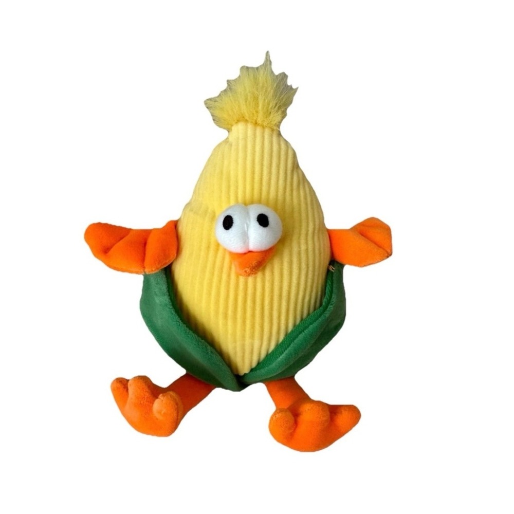 Way To Celebrate Chicken Corn Plush Easter Stuffed Animal Toy 10" NEW!